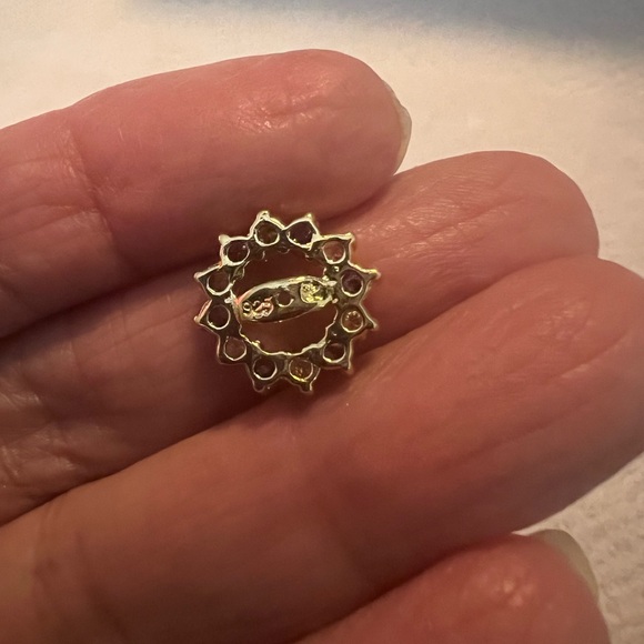 Vintage Ross Simons Amethyst n Simulated Diamond CZ Jackets - Picture 5 of 5